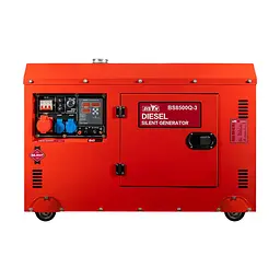 Генератор дизельний трифазний 6 кВт Bison BS8500Q-3 (41-00413) - мініатюра 3