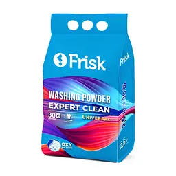 Пральний порошок Frisk Expert Clean Universal 2.5 кг (4820197121144)