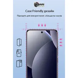 Скло захисне Dengos Full Glue Xiaomi Redmi Note 15 Pro 4G Black (TGFG-445) - мініатюра 3