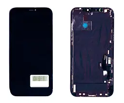 Дисплей iPhone 12/12 Pro чорний переклеювання