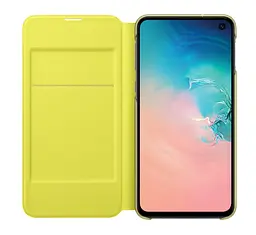 Чохол-книжка з підсвічуванням LED Wallet View Cover EF-NG970 для Samsung Galaxy S10e (5.8") White - мініатюра 3