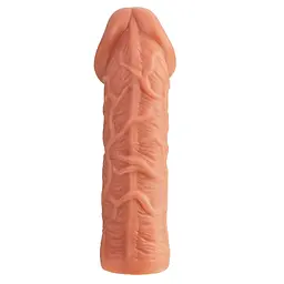 Насадка на пеніс Kokos Penis Sleeve PS 001 L 16.5 см тілесний - мініатюра 4