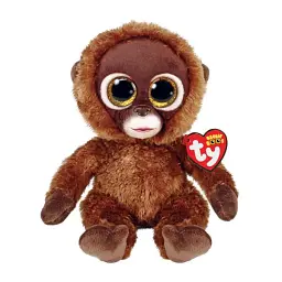 М'яка іграшка TY Beanie Boos Мавпочка Чессі 15 см коричнева