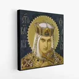 Інтер'єрна картина Княгиня Ольга, Бруні Микола, Україна, історія, інтер'єрний декор, 60×60 см (id6986) - мініатюра 2