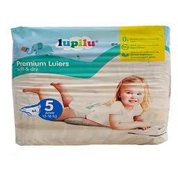 Преміум підгузки Lupilu Soft & Dry 5 Junior (10-16 кг), 44 шт