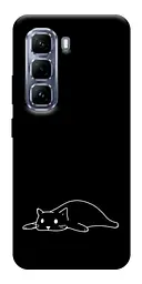 TPU чохол Demsky Lazy cat для Infinix Hot 50 Pro