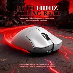 Мышь Attack Shark V3 Pro Wireless (AS-6972792472584-W) White (G-000004009) - миниатюра 2