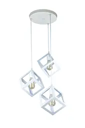 Світильник підвісний Levistella 756PR160-3 WH (300), E27, 60W, білий метал, стиль лофт