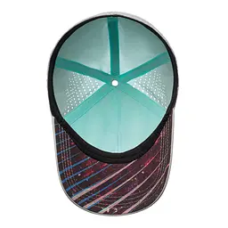 Кепка Buff Trek Cap collage aqua S/M Блакитний - мініатюра 2
