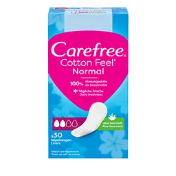 Гігієнічні прокладки Carefree Cotton Aloe з екстрактом бавовни й алое 30 шт. (3574661565040/3574661486147) - мініатюра 1