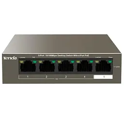 Комутатор Tenda TEF1105P-4-38W (TEF1105P-4-38W) - мініатюра 2
