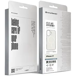 Чохол до мобільного телефона Armorstandart Clear Hybrid MagCase Apple iPhone 17 Gardenia (ARM91738) - миниатюра 3
