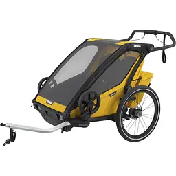 Дитяча коляска Thule Chariot Sport Double (Spectra Yellow) (TH 10201024) - мініатюра 3