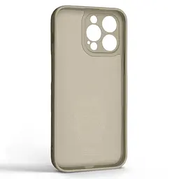 Силиконовый чехол для Apple iPhone 14 Pro Max, Icon Ring, слоновая кость, панель-накладка, с кольцом-подставкой на 360°, противоударный, возможность использования магнитных держателей, ArmorStandart (ARM68725) - мініатюра 2