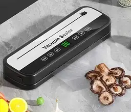 Вакууматор HZ-001 вакуумний пакувальник захист продуктів від повітря та вологи 100 Вт Чорний - мініатюра 4