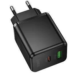 МЗП Hoco C157A Smart PD30W+QC3.0 (1USB-A/1C) Black - мініатюра 3