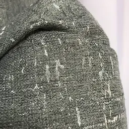 Мармурові лляні штори темно-сірого кольору на тасьмі 2шт. 150х270 ALBO pbe0052467 - мініатюра 8