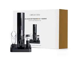 Винний набір Xiaomi Circle Joy Electric Wine Opener Gift Set 5 в 1 (CJ-TZ08) - мініатюра 2
