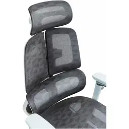 Офісне крісло GT Racer B-2450 White/Gray [121431] - мініатюра 9