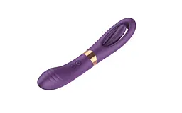 Вібратор G-точки Flicking Dual у фіолетовому - мініатюра 4