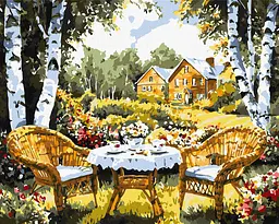 Набір для розпису по номерах Дача мрії, Ideyka, 40x50 см, КНО6378