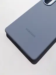 Оригінальний протиударний силіконовий чохол Silicone Case Samsung Galaxy S25 Ultra Light Blue EF-PS938CLEGWW - мініатюра 6
