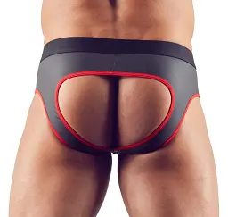 Чоловічі труси Svenjoyment Underwear Jock XL (чорний з червоним) - мініатюра 2