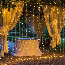Гірлянда-штора XPRO 180 LED 3х3 м, теплий білий (46877-91019_167) - мініатюра 3