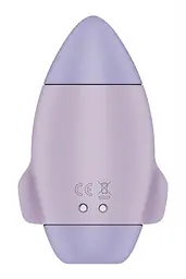 Вакуумний стимулятор клітора з вібрацією Satisfyer Mission Control фіолетовий - мініатюра 3