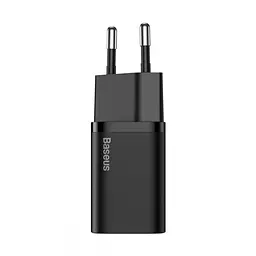 Мережевий зарядний пристрій Baseus Super Silicone PD Charger 25W Cable Type-C to Type-C 3A (1m) чорний(31915 black)