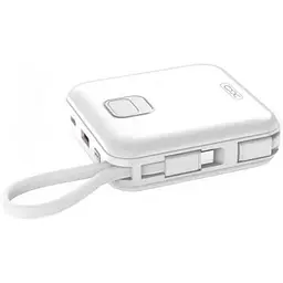 Зовнішній акумулятор XO PR235 22.5W із вбудованими кабелями iPhone and Type-C 10000 mAh 6920680851331 - мініатюра 2