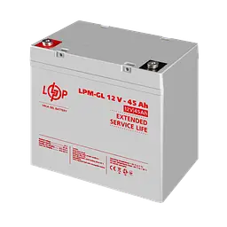 Акумулятор гелевий LPM-GL 12V - 45 Ah - мініатюра 4