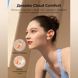 Бездротові навушники TWS Baseus AirNora 2 , ANC, Gradient Orange - мініатюра 8