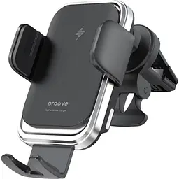 Автотримач із бездротовою зарядкою Proove Nitro Charge 15W Dark Gray (WHNC15002001) [136216]