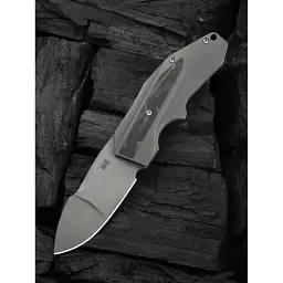 Ніж Weknife Coral, Stonewash, титан/Carbon Fiber (WE24044-2) - мініатюра 10