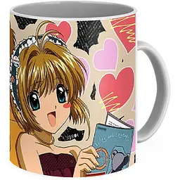Кухоль GeekLand Card Captor Sakura СакураКіномото та Лі CCS 02.01 330 мл білий - мініатюра 2