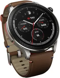 Годинник розумний Amazfit GTR 4 коричневий (Vintage Brown) зі шкіряним ремінцем - мініатюра 5