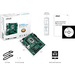 Материнська плата ASUS PRO H610M-C D4-CSM (PRO H610M-C D4-CSM) (Socket 1700, Intel H610, Micro-ATX) - мініатюра 6