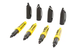 Маркер будівельний перманентний Mastertool чорний (в упаковці 80 шт.) - мініатюра 6