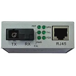 Медіаконвертер Step4Net 10/100Base-TX to 100Base-FX, SM, 1550nm, SC/PC, 20км (MC-D-0,1-1SM-1550nm-20)