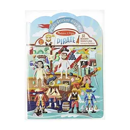 Набір для творчості Melissa & Doug Об'ємні багаторазові наліпки Пірати (MD9102)