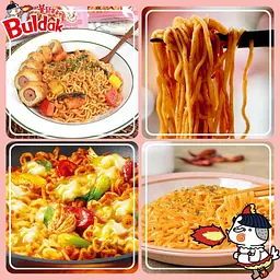 Локшина швидкого приготування Samyang Ramen Hot Chicken Buldak Rose Big Cup 105г - мініатюра 6