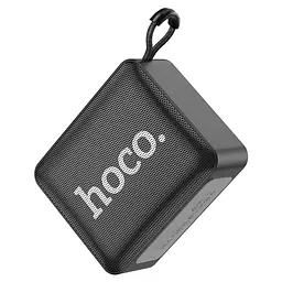 Bluetooth Колонка Hoco BS51 Gold brick sports Black - мініатюра 2