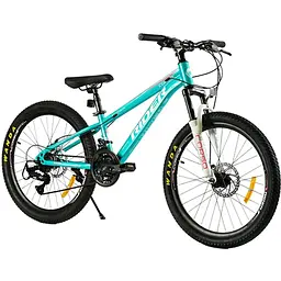 Велосипед спортивний Corso Rider 24" ЦБ-00246117 бірюзовий - мініатюра 3