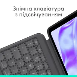 Чохол до планшета Logitech Combo Touch for iPad Pro 13-inch (M4) GRAPHITE - US (L920-012833) - мініатюра 7