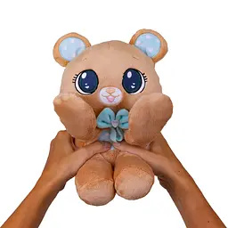 М’яка іграшка Peekapets Ведмедик коричневий 30 см (907867) - мініатюра 3