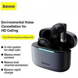 Навушники Baseus True Wireless Earphones Bowie E9 білі (NGTW120002) - мініатюра 4