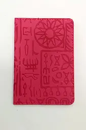 Обкладинка на паспорт-книжку "Візерунки" ZS040 Color-it (6973795230393) Рожевий
