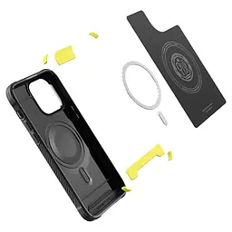 Оригінальний протиударний чохол Spigen Rugged Armor MagSafe для Iphone 14 Pro Max (6.7") Matt Black ACS04812 - мініатюра 10