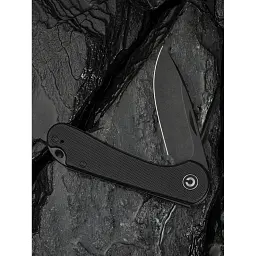 Ніж Civivi Elementum Slip Joint, Black G10, Darkwash (C18062AJ-1) - мініатюра 12